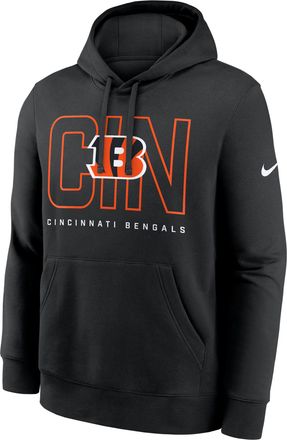 Nike Cincinnati Bengals Busted Play Club Nike Mens NFL Pullover Hoodie in Black | NKDK00A9A-E7N