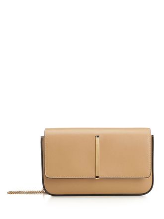 Tod's Mini Flap Bag Small Leather Goods Beige-Donna