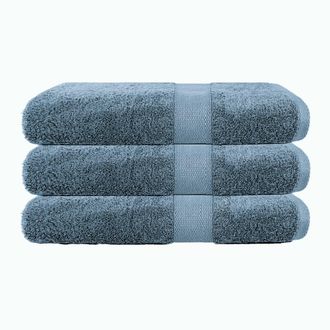 Blanc Avenue Juego de 3 toallas grandes de ba&ntilde;o 100x150 cm 500 gr/m&sup2; 100% algod&oacute;n