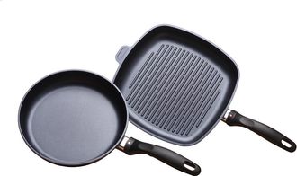 Swiss Diamond 2 Piece Cookware Set - Fry Pan and Grill Pan