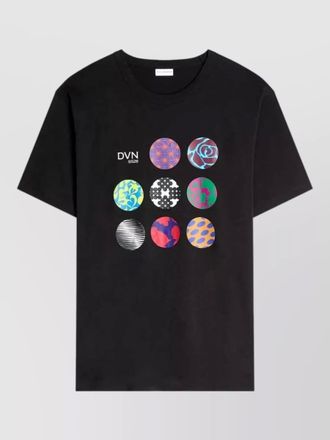 Dries Van Noten short sleeves cotton t shirt front print