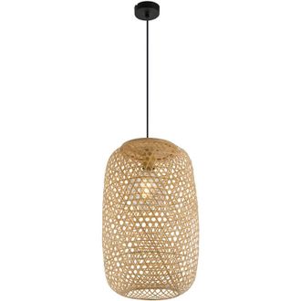 Globo Lighting L&aacute;mpara Colgante - Mirena - Natural - Bamb&uacute; - &Oslash; 31cm