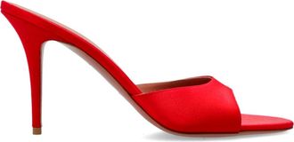 Amina Muaddi Elodie Slipper 90 - Dames - Muiltjes - Rood - 36 EU - Leer - Schoenen