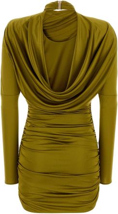 Balmain Open Dress - Green