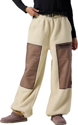 Backcountry Wander Pile-Fleece Pant - Womens in Fog/bark at Nordstrom, Size X-Large