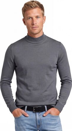 Thomas Maine turtleneck merinowol antraciet