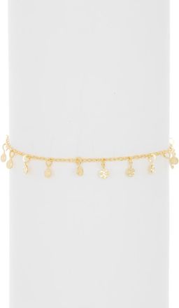 Adornia 14K Yellow Gold Plated Confetti Anklet at Nordstrom Rack