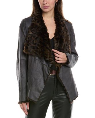 Blue Duck Goldin Feldman for Chloe Brown Mink Coat (L) (Authentic Pre-Loved)