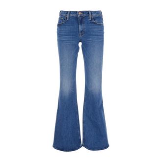 Mother Jeans, Dames, Blauw, W28, Katoen, The Jinx Heel