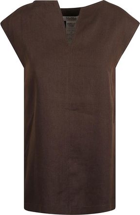 Max Mara Elegante Jurken voor Vrouwen van Colimbo - Dames - Blouses - Bruin - XS - Overhemden