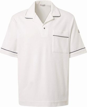 Moncler Mens Towelling Shirt White - Size: 38/Regular