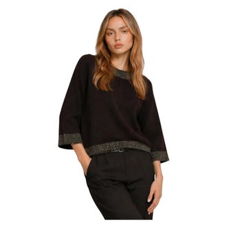 Kocca Dames, Truien, Bruin, Maat: XS Wol