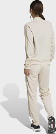 adidas Trainingsanzug ADIDAS SPORTSWEAR W 3S TR TS, Damen, Gr. XXL, crystal linen, Obermaterial: 100% Polyester, Sportanz&uuml;ge Trainingsanzug