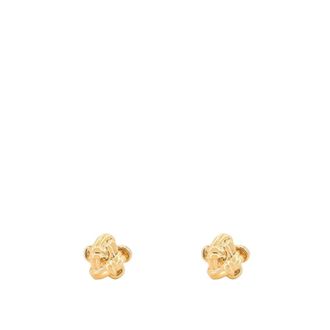 Bottega Veneta Accessoires, Dames, Geel, ONE Size, Knoop Oorbellen