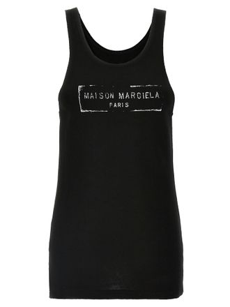 Maison Margiela Womens Logo Tank Top