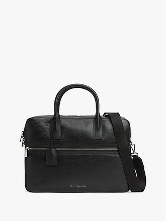 Tommy Hilfiger TH Business Premium Leather Laptop Bag