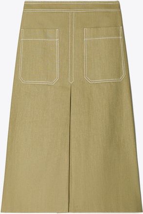 Tory Burch Womens Cotton Twill Skirt, size 10