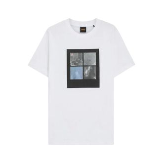 HUGO BOSS Hugo, T-Shirts, male, White, Size: XL T-Shirt