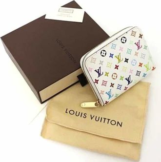 Louis Vuitton Pre-owned Wallets, female, Multicolor, Size: ONE SIZE Pre-owned Canvas Wallet