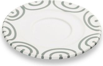Gmundner Keramik Gmundner Keramik - Gmundner Cer&aacute;mica Gris Flameado, Platillo Cappuccino (&oslash;14cm)