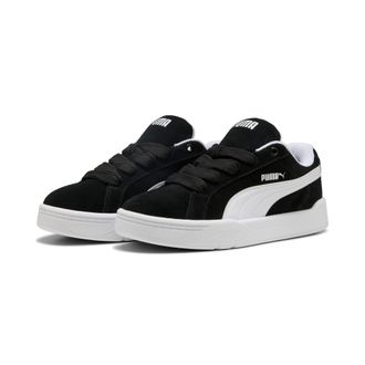 Puma Sneaker PUMA PARK LIFESTYLE EASY SD, Damen, Gr. 42,5, schwarz-weiss (puma schwarz, puma wei&szlig;), Leder, Schuhe Sneaker