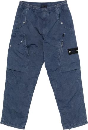 Stone Island Hollow garment-dryed cargo trousers - Blue