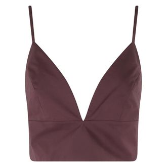 Federica Tosi Dames, Tops, Bruin, Maat: XS