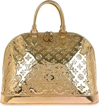 Louis Vuitton Alma Handbag Monogram Miroir Pvc Gold Pvc Handbag (Pre-Owned)