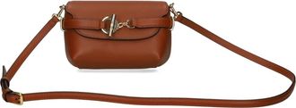 Lauren Ralph Lauren Borsa a tracolla con fibbia - Marrone