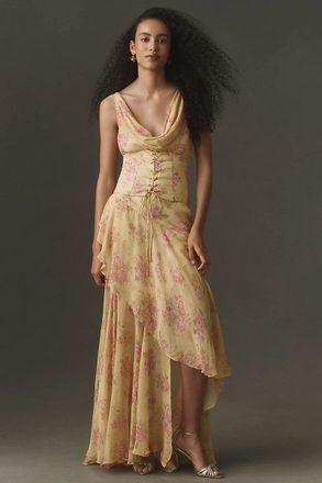 BHLDN Corset Slip Maxi Dress
