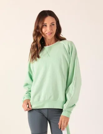 Glyder Pacer Crew Sweatshirt in Seafoam at Nordstrom, Size X-Small