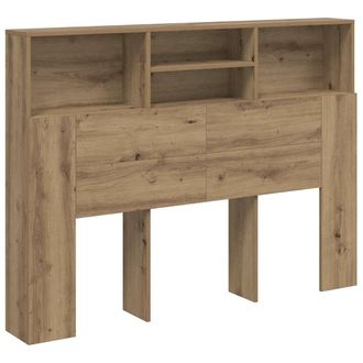 vidaXL Mueble Cabecero Roble Artisan 140x19x103,5 Cm Vidaxl