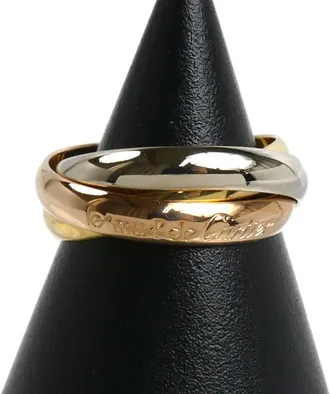 Cartier Yellow Gold (18K) Pink Gold (18K) White Gold (18K) Band Ring (Pre-Owned)