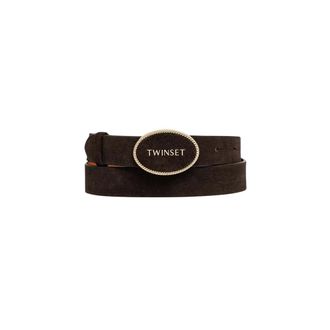 Twinset Cintur&oacute;n de ante - Accessories - Mujer - Marr&oacute;n - XL