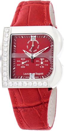 Laura Biagiotti Leather Dress Womens Watch