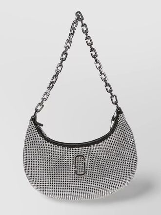 Marc Jacobs curved chain metallic shoulder bag