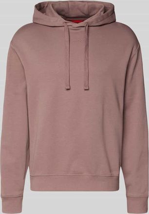 HUGO BOSS Regular Fit Hoodie aus reiner Baumwolle Modell DAPO in Kirsche, Gr&ouml;&szlig;e XXL