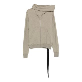 Rick Owens Zip-throughs, male, Gray, Size: XL Zip-through Hoodie