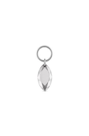 Maria Tash Faceted Marquise Charm Pendant in White Gold at Nordstrom, Size 6.5 Mm