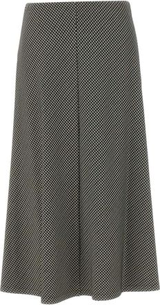 Elena Miro Uitlopende midi-rok - Dames - Midirokken - Veelkleurig - M - Rokken