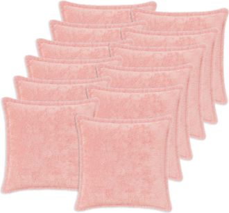 vidaXL Funda De Almohada 12 Uds. Houten Rosa 40 X 40 Cm Vidaxl
