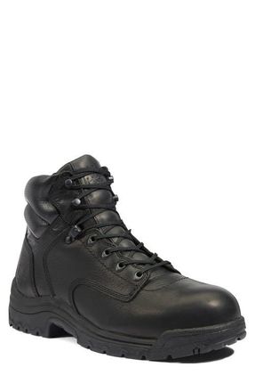 Timberland TiTAN EV 6 Waterproof Composite Toe Work Boot in Black at Nordstrom, Size 11.5
