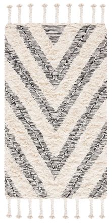 Safavieh Alfombra lana nero/neutrale 122 x 183 cm
