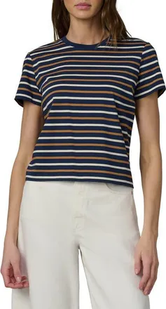 Joe's The Easy Stripe T-Shirt in Navy/honey Stripe at Nordstrom, Size X-Large