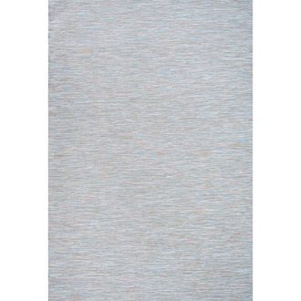 Jonathan Y Designs Ethan Modern Flatweave Solid Indoor/Outdoor Area Rug in Gray at Nordstrom, Size 5Ft 0In X 8Ft 0In
