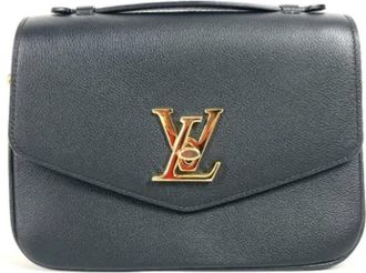 Louis Vuitton Pre-owned Handbag- Shoulder bag - unisex - Vintage Handtas - Zwart - ONE Size - Leer - Vintage