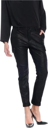 Mason's Stad Broek - Dames - Slim Fit Broeken - Zwart - S - Broeken