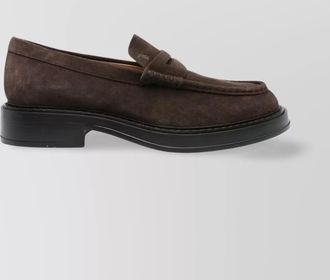 Tod's suede loafers