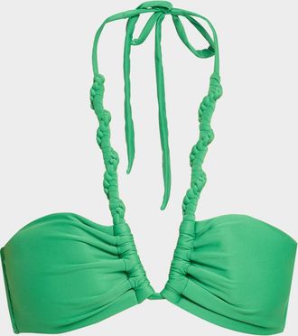 n/nicholas Naia Polka-Dot Bikini Top