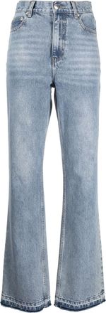 Stolen Girlfriends Club flared high-waist jeans - women - Cotton - 8 - Blue